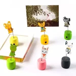 메모집게 귀여운 동물 메모홀더 연필깎이 (WFK9H3I)