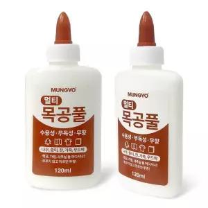종이 만능 벽지 접착풀 목공풀 목재 120ml