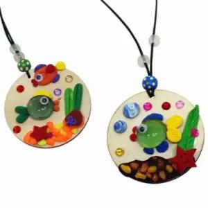 뚝딱 나무목걸이 바다여행 5인용 만들기 교구 재료