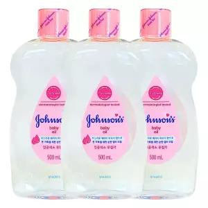 존슨즈 베이비 레귤러 오일 500ml X 3개 아기 아가 목욕 배드타임 출산준비 용품