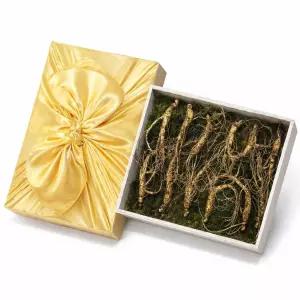 강원도 치악산 산양삼 6년근 8년근 12뿌리 오동나무 이끼 보자기 산양산삼 부모님 효도 선물세트