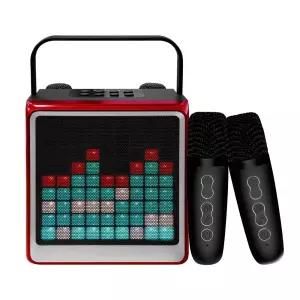 블루투스 스피커 마이크/무선/듀얼/마이크/파티/모임/노래방/볼륨/행사/휴대용/가정용/강의/캠핑/파티룸