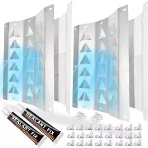 배송 컨테이너 에어 벤트 키트 교차 흐름 환기로 과도한 열과 결로를 방지하고 화물 루버 박공 대형