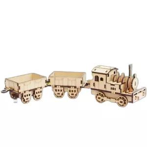 증기기관차 만들기 키트 미니어처 조립 나무 장식품