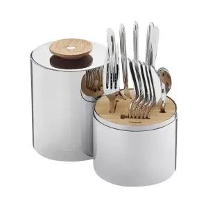 [정품] Christofle Essentiel Stainless Steel Flatware Set 24p 크리스토플 에센셜 스테인리스 스틸 플랫