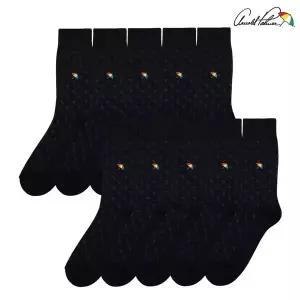 [하프클럽/아놀드파마]아놀드파마 남자장목양말 구두 양복 정장 발목긴 신사용 양말 10족 세트 국산