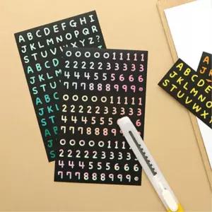 핸드폰꾸미기 숫자 알파벳 리무버 스티커 소품꾸미기 다이어리제작 다꾸용스티커