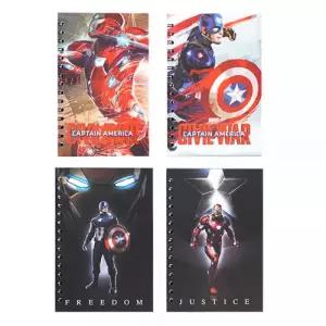 마블 시빌워 미니 인덱스 노트 랜덤구성 (1개)