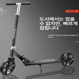 성인 수동킥보드 접이식 학생 여성 퀵보드 두발