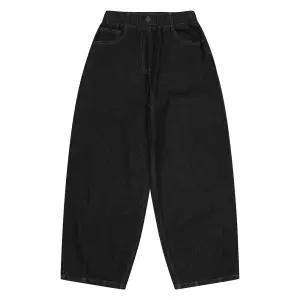 소이 주니어 봄가을옷 남여아 논페이드 와이드 벌룬 블랙진 고학년 중학생 청 26S1252