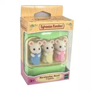 영아오감놀이 6세여아선물 실바니안 마쉬멜로 마우스 세쌍둥이 5337 여아장난감 유아선물