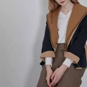 [올리비아로렌]니트케이프숏트렌치VVCEB0L8161