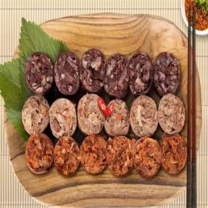 [맛] 토종 모듬순대 3색 400G X 2개 백순대