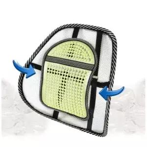 콤보차량용 허리쿠션 통풍지압 쿨시트 여름등받이메쉬