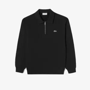 라코스테 브랜드관 남성베이직 반집업 스웨트 맨투맨 티셔츠SH197E-55N 031블랙 364320