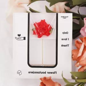 카네이션 비즈 브로치 핸드메이드 부토니에 어버이날 감사