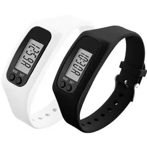 스마트 만보기 시계 실리콘 손목 워치 하루 만보걷기 걷기운동 걸음측정  만보계