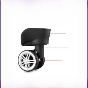 여행용 가방 이중 휠 교체용 캐스터  바퀴  범용 슬라이드 가죽