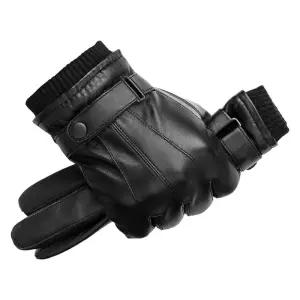 남성 양가죽 가을 터치스크린 장갑 겨울 방풍 라이딩