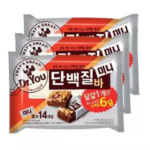 오리온 닥터유 단백질바 미니 202.5g(약14개입)x3개