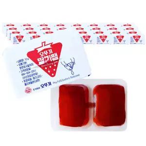 오뚜기 일회용 딸기쨈 디스펜팩 12g x 480개 딸기잼