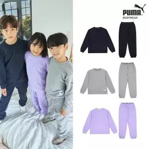 푸마키즈 바디웨어 에센셜 웜플리스 셋업 3컬러 택1 367453