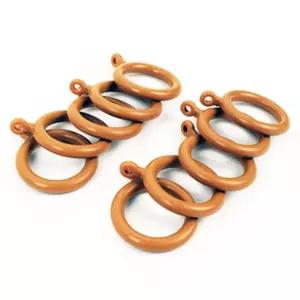 커튼부자재 미니 커텐고리링 25mm 10개 오크