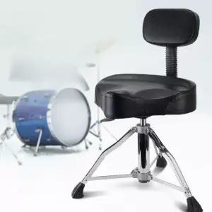 드럼 체어 유압식 리프팅 의자 등받이 타악기 원형 스툴
