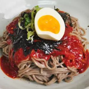 메밀국수모밀소바 6인분면1kg+양념6봉 2250862 우정본가 J