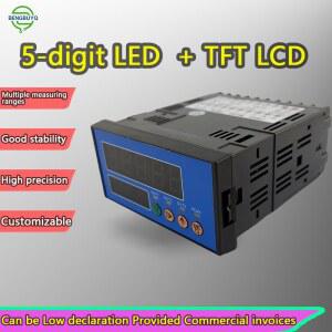 듀얼 LED 24비트 갖춘 계량 TFT 알람 컨트롤러 릴레이 고정밀 표시기 디지털 MODBUS RS485 출력 아날로그 디스플레이를