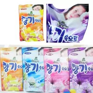 굿데이 4가지 향기 대용량 섬유유연제 1300ML 은은 향기 정전기방지 아쿠아블루 후로랄