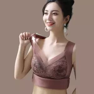 그레테 여성 레이스 소프트 베이비 기모 발열 브라탑