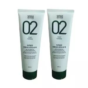 아모스 녹차실감 인텐시브 모이스처 팩 250ml x 2개