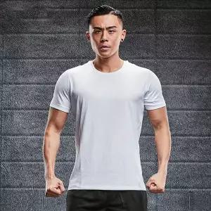 [골드스마일]3D입체공법기능성무지반팔 운동복 헬스복 남자반팔