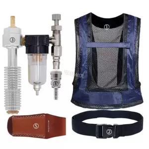 에어 조끼 냉각기 그레이 싱글 쿨 단의류 작업