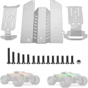 트랙사스용 스테인리스 스틸 섀시 가드 스키드 플레이트 1 /16 미니 맥스 몬스터 트럭 107154-1 업그레이드