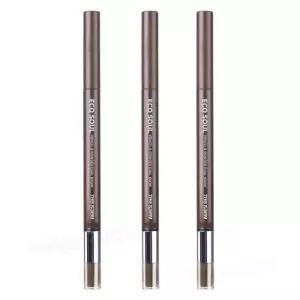 더샘 에.코 소울 펜슬 앤 파우더 듀얼 브로우 02 흑갈색 3개