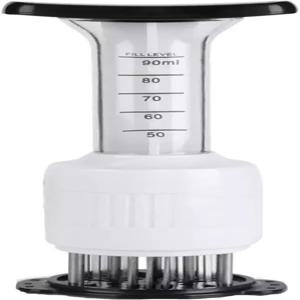 HMDium 스테인리스 스틸 고기 인젝터 - 바비큐 튀르키예 치킨용 1팩 조미료 마리네이드 가금류 요리용 맛