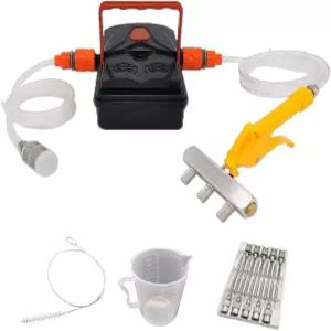 호스 더블 모터 100W 전기 마리네이드 주입기 고기 주사기가 장착된 상업용 건 펌프(튀르키예 돼지고기