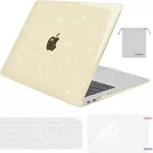 MOSISO 맥북 에어 13인치 케이스 2022 2021 2020 2019 2018 A2337 M1 A2179 A1932 글리터 플라스틱 하드 쉘