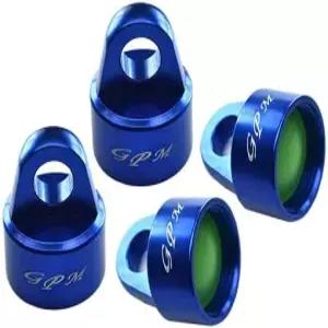 트랙사스 1/8 4WD 슬레지 몬스터 트럭 95076-4 - 4Pc 세트 블루용 GPM 옵션 및 오리지널 충격 흡수기용