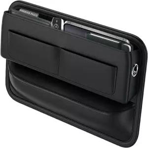 피닉스 피코 유니버설 가죽 카시트 갭 필러 정리함 - SUV 및 트럭용 사이드 포켓 보관함 남녀 필수 자동차