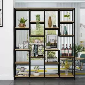 거실 공간분리 책장 선반 책꽃이 인테리어 가벽