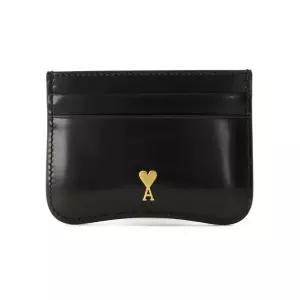 [아미] 아미 25FW 하트 로고 카드지갑 블랙 USL706 AL0139 001