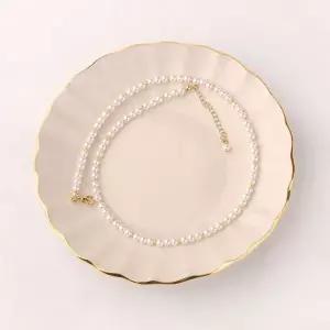 [알티피아]시후주얼리 골드볼 4mm 진주목걸이 EA638N 4mm진주목걸이