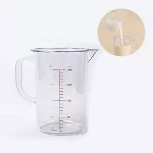 플라스틱 손잡이 대용량 계량컵 비이커 2000ml