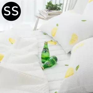 [콩심팥심]레몬 여름 간절기 이불 패드세트 슈퍼싱글 SS 화이트