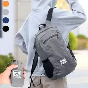 [하프클럽/]남성 20L 회색 백팩 베낭 유럽 보조 해외여행 경량