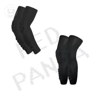 스노우 보드 정강이 팔꿈치 보호대 스포츠 스키 보호 장비 패드 레드판다몰 초보자 성인 부상 방지 쿠션 안