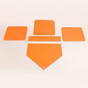 포 간편 야구베이스 세트 홈플레이트 루베이스